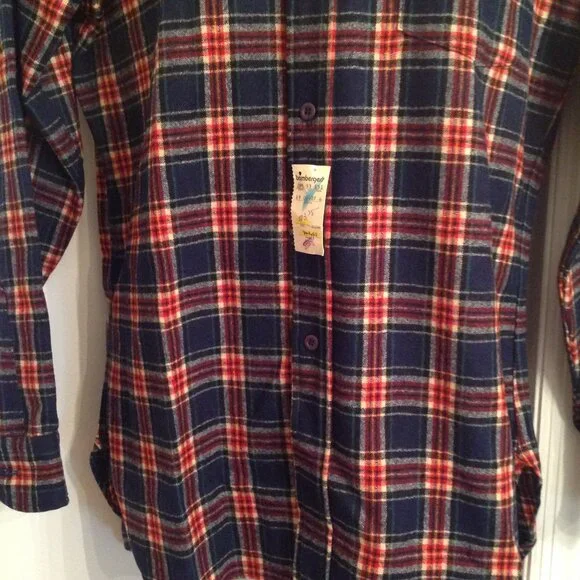 NWT Vintage 80's? Pendleton Wool Tartan Plaid Button Down Shirt M USA - Picture 3 of 7